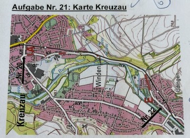 I 21 Karte Kreuzau